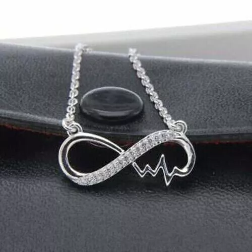 1Ct Round Moissanite Women's comely Gift Pendant 14K White Gold Silver Plated