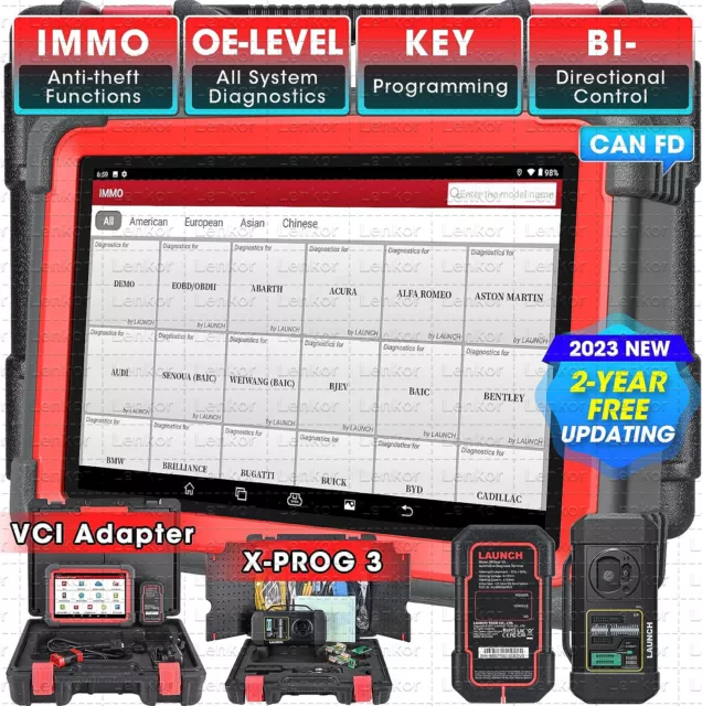 Launch X431 IMMO Elite PRO5+ Key Programming Tool Full System Diagnostic Scanner