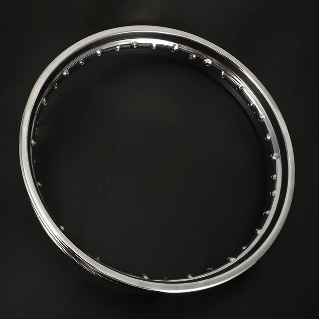 thumbnail image 2 of Chrome Steel Rims 1.85 X 18 With 36 Spokes For Italy 2 of 9