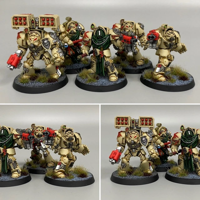 Warhammer 40K - Space Marine Terminators x14+ Flamer x3 - 1st Edition Space Hulk