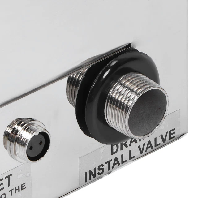 Generador de vapor ATCSTEAM 6 kW con controlador externo sistema de ducha equipo JY