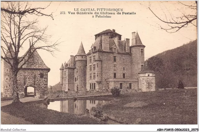 ABHP3-15-0202 - Le Cantal Pittoresque - Vue générale du château de Peste