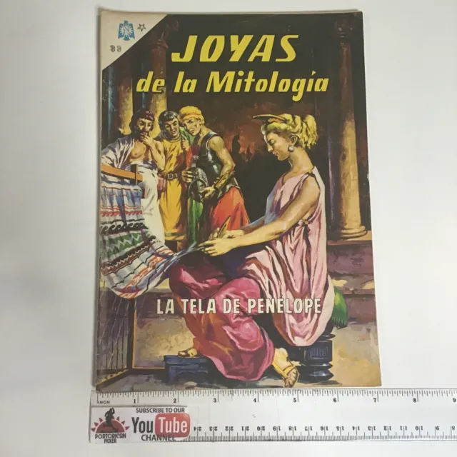 1965 Spanish Comics Joyas De La Mitologia #33 La Tela De Penélope Novaro Mexico