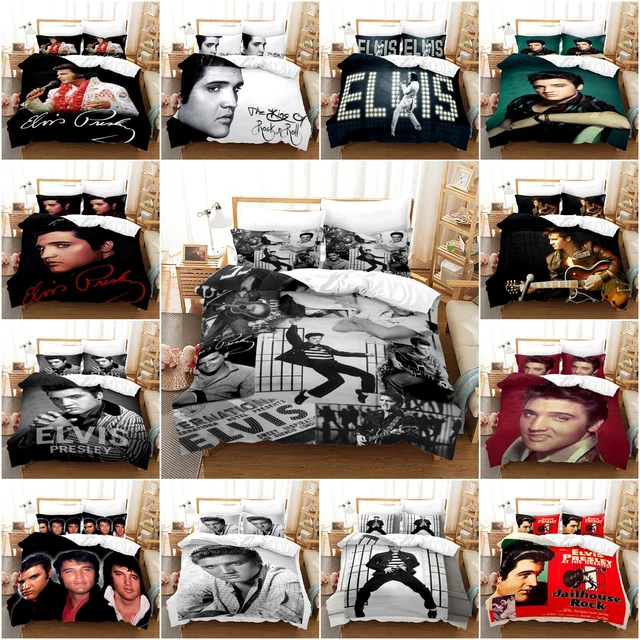 ELVIS PRESLEY BEDDING Set Quilt/Duvet/Doona Cover Pillowcase Set