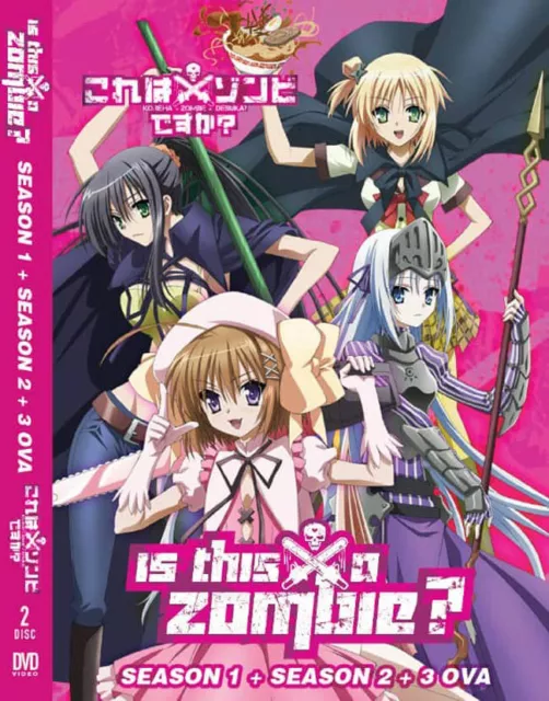 Dvd Anime Is This A Zombie Sea 1-2 Vol.1-22 End +3 Ova English Dubbed Region All
