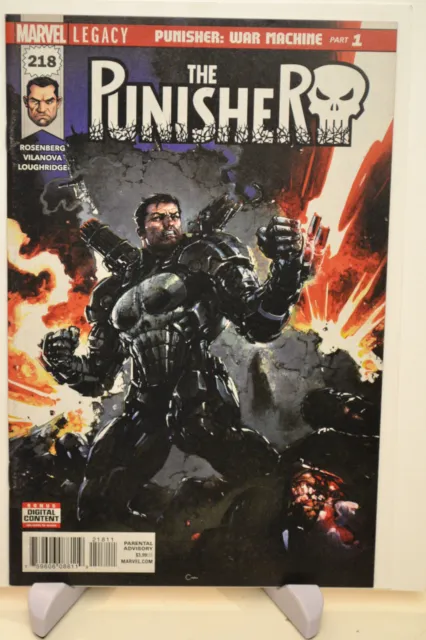 The Punisher #218 1st Frank Castle War Machine 1st Print Marvel Comics