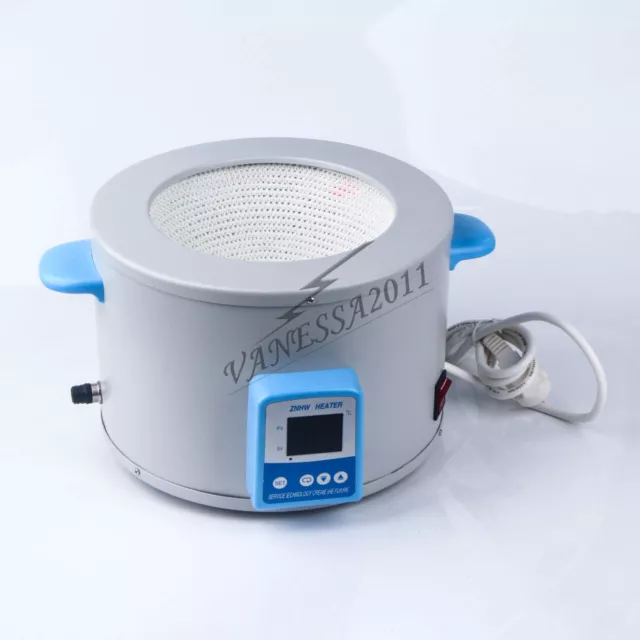 220V 2000ml Heating Mantle Thermostatic with Digital Display 380℃  2 L