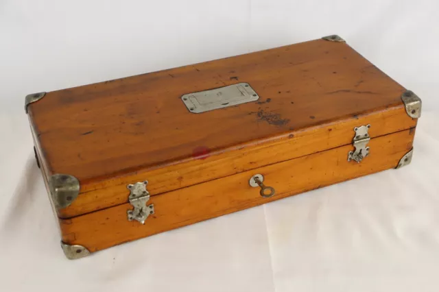 Caja Medica Vacío Amputazioni de la Guerra Militar Italiano Etiqueta Museo WWI