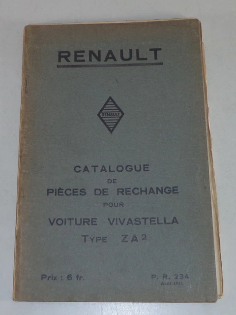 Charbons Balais Dynamo Renault Primastella - Lot De 2, Référence 17527, Neuf D'origine