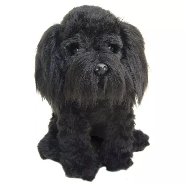 Faithful Friends Oodle Caca Perro Negro Peluche 30.5cm Juguete Cachorro Osito