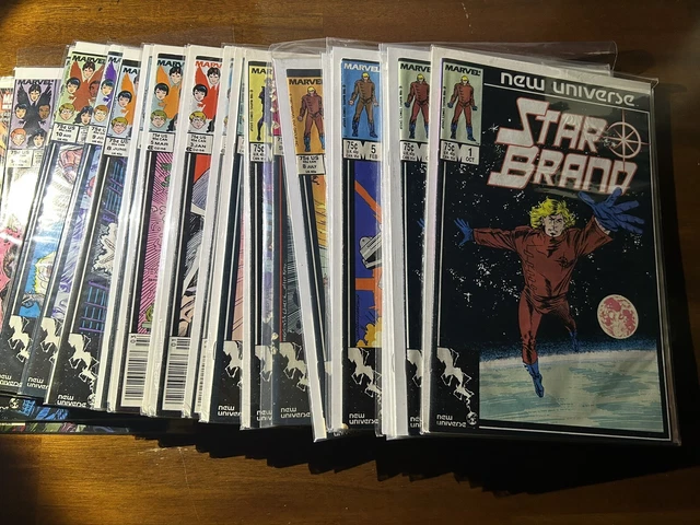 HUGE Marvel New Universe Comic Lot! Star Brand Nightmask Psi-Force!!