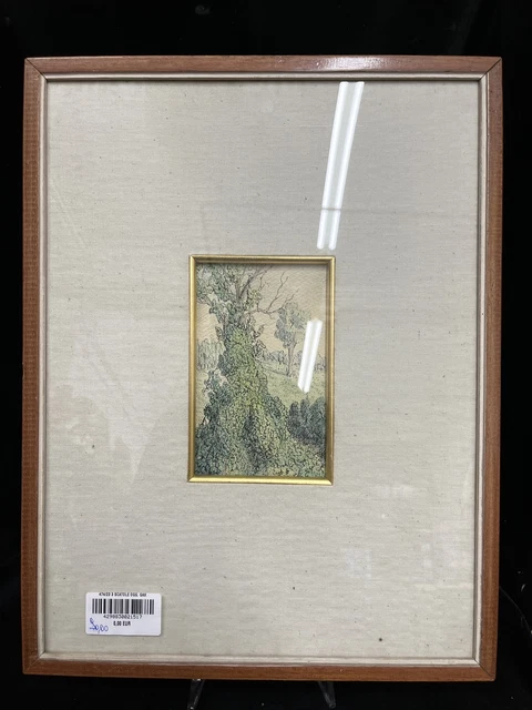 disegno a china di Gianni Consalvi raffigurante paesaggio XX