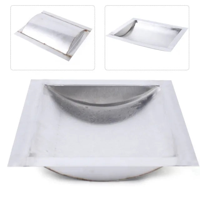 12 x 10inch 304 Stainless Steel Embedded Trading Tray Silver For Gas Stations