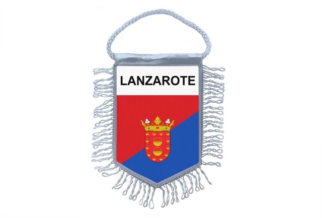 Fanion De Voiture Séville Espagne - Mini Drapeau Souvenir Blason Sevilla