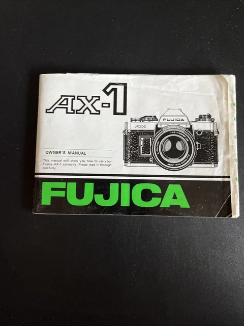 Boîtier D'appareil Photo Fujica AX-1 24x36 (argentique) - Pour Pièces Détachées