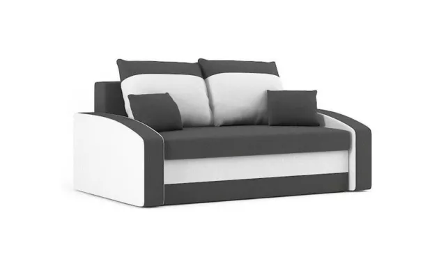 Sofa HEWLET mit Schlaffunktion BEST - Schlafsofa mit Bettkasten!