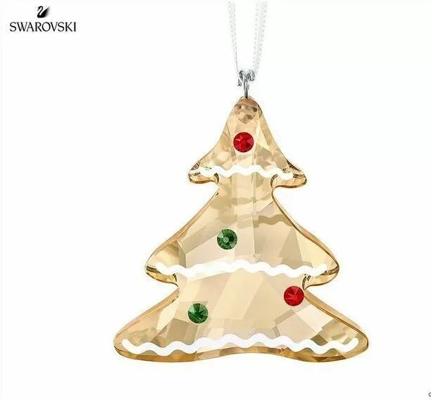 Swarovski Gingerbread Tree Ornament MIB #5395976