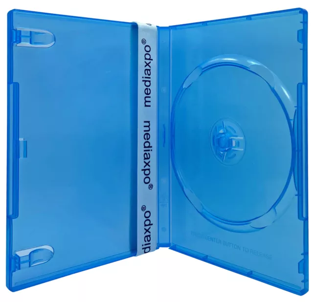 STANDARD Clear Blue Color Single DVD Cases Lot