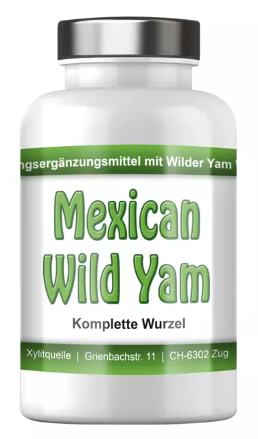 MEXICAN WILD YAM KAPSELN 750Mmg, GANZE WURZEL, KEIN EXTRAKT- 100% NATÜRLICH 2