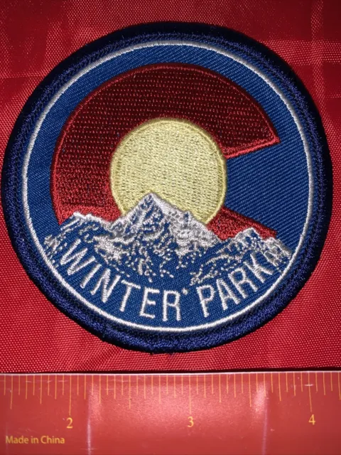 Winter Park Ski Resort Souvenir Cloth iron on patch Winter Park Colorado ⛷🏂