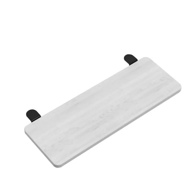 Desk Extender Tray, 25.2"x9.5" Foldable Keyboard Drawer Tray, White