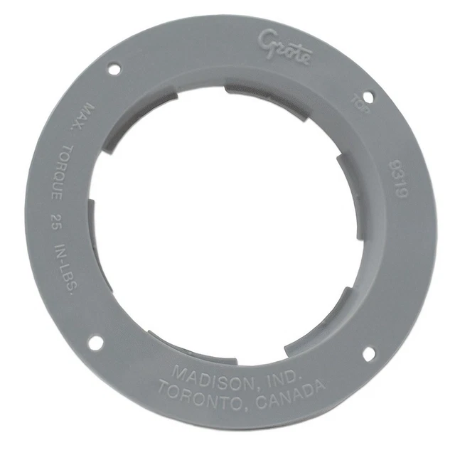 Grote 93190 4" THEFT RSTNT MNTG RING,BETTS LTG ADPTR Turn Signal Light Bracket