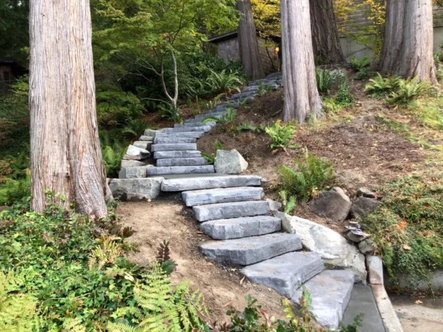 Decorative Concrete Steps Garden Rockery Retaining Wall Walling Paving