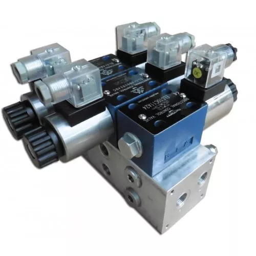 Forstfunk Hydrauliksteuerblock mit Funk für Holzspalter ,Spaltzange,