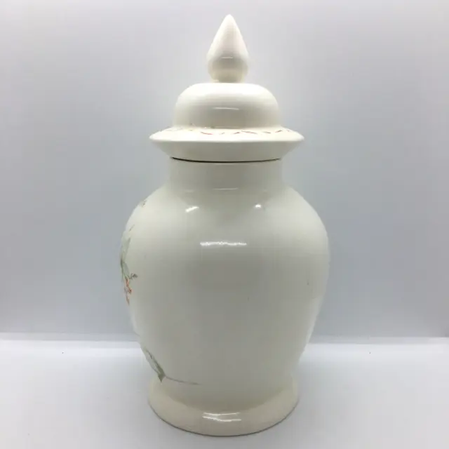 Studio Keramik Lilly Blumenmuster Ingwer Glas Deckel Urne Vase Topf Ornament 2