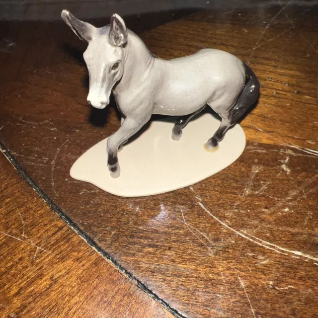 Hagen-Renaker Miniature Ceramic Gray Donkey