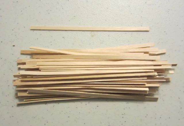 1000 Wood Coffee Stirrers 5.5" Stir Wooden Craft Popsicle Cupcake Sticks 3