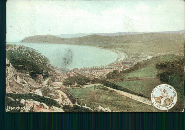 Llandudno London & North West Railway Co 1906 Postmark