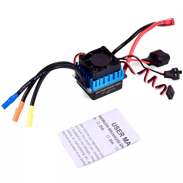 1 pz 45A brushless ESC resistente per auto WLtoys 144010 124016 124019 1/12 RC