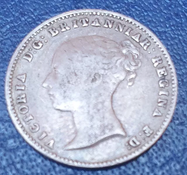 Superb 1843 Queen Victoria Silver (0.925) 3d Three Pence Coin