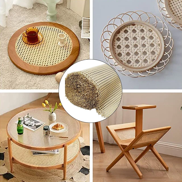 NATURAL RATTAN WEBBING Roll for Creative and Sustainable DIY Home