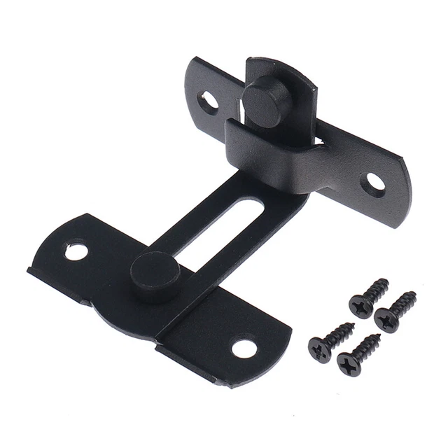 Barn Door Cast Steel Hook Latch Lock Decoration Right Angle Sliding Door Buckle; 3