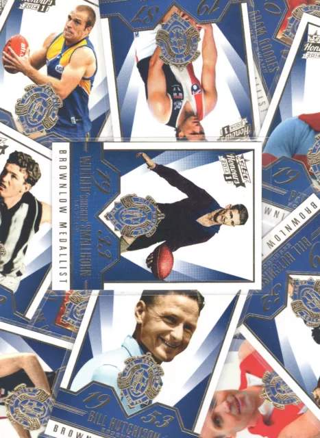 2014 Afl Vfl Honours Brownlow Medal Gallery [Series 1] Cards - Complete Your Set