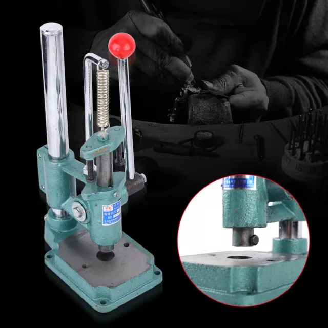 Máquina de impresión de cuero en relieve prensa de estampillas perforación cabezal de mandril de 1,5-13 mm