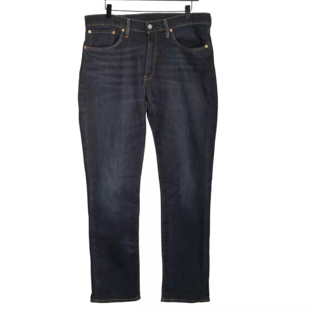 Uomo Levi Strauss & Co 511 Jeans Blu Cotone Elastico Taglia W34 L32 JJF692