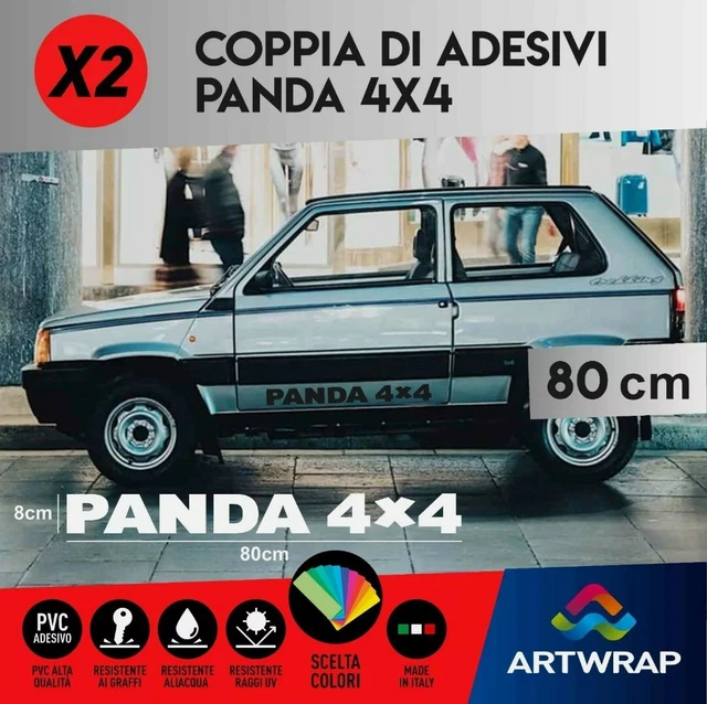 Coppia adesivi FIAT PANDA 4X4 Off Road Fuoristrada Sisley