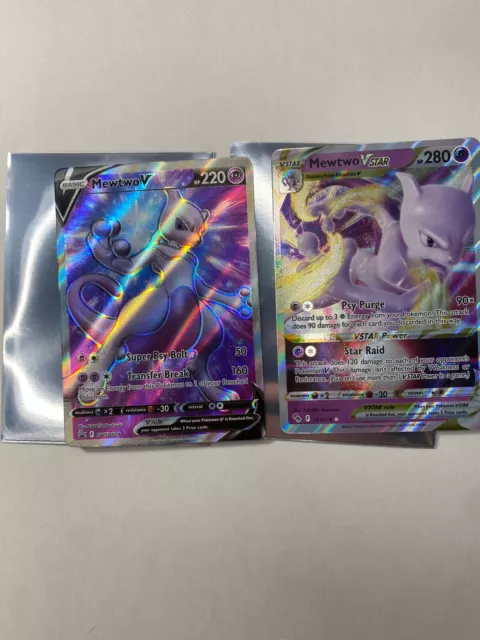 POKEMON GO - MEWTWO V - SWSH229 - FULL ART-Black Star Promo - NM/M - NEW  bin=1