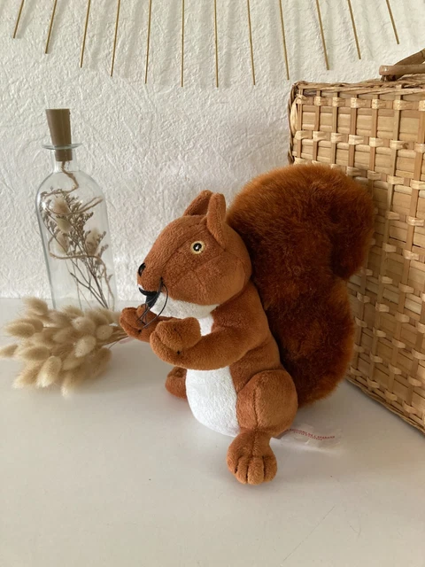 ♥♥ Peluche Doudou Publicitaire Caisse D’épargne L'écureuil Hauteur 19 Cm