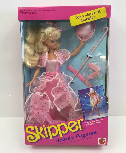 Vintage Barbie SKIPPER Beauty Pageant Doll Teen Sister of Barbie #9324 NIB 1991