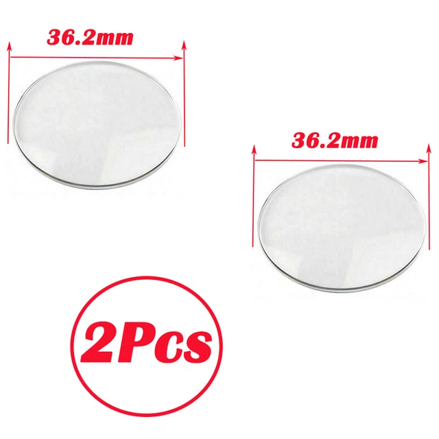 2Pc Mitutoyo Dial Caliper Replacement Part Crystal Cover Lid For 505 Series 36.2
