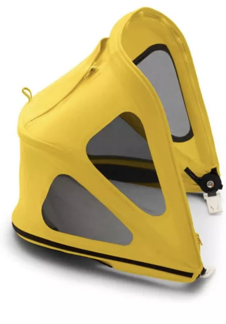 Bugaboo Donkey Breezy Sun Canopy with UPF 50+, lemon yellow Bugaboo Donkey Breezy Sun Canopy with UPF 50+, lemon yellow