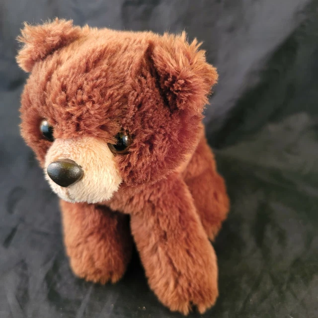 BROWN BEAR STUFFED Animal Kids Toddlers Cuddle Plush Aurora World Inc