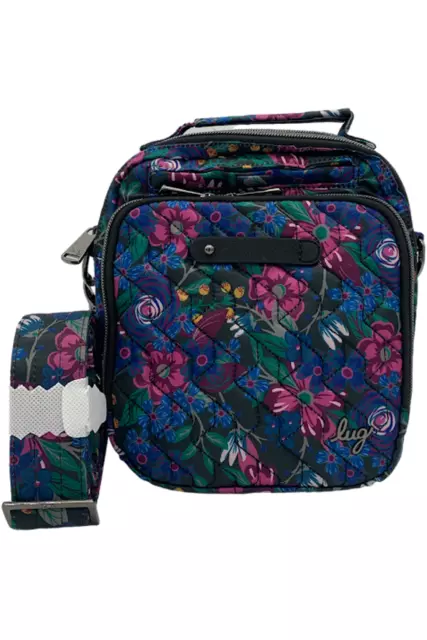 Lug RFID Crossbody with Charm Bar Skeeter Whimsy Black