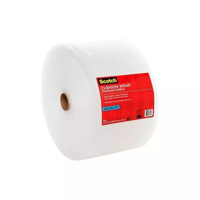 Scotch Cushion Wrap, 12" x 240' Roll, 240 sq. ft. -Free Shipping-