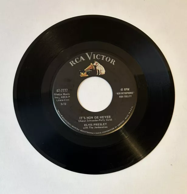 Elvis Presley - A Mess of Blues - 47-7777 - RCA Victor 3
