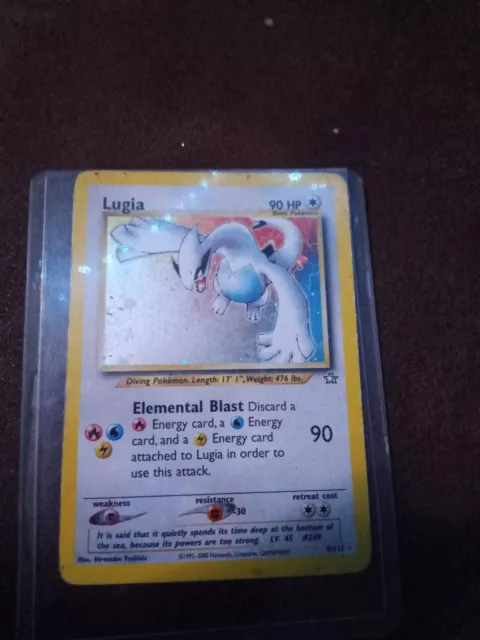 Pokémon TCG Lugia Neo Genesis 9/111 Holo 1st Edition Holo Rare